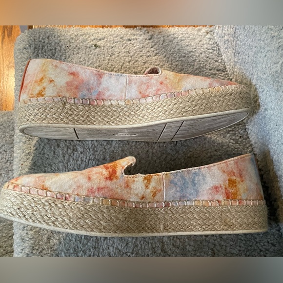 Ladies Sz 6.5 Dr Scholls Slide-on Espadrilles, Cute & Colorful! - Picture 3 of 7